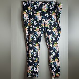 Faded Glory Women's Jeggings Floral Plus 4X